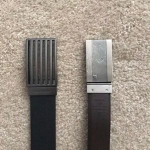 Calvin Klein & Perry Ellis reversible Belts.